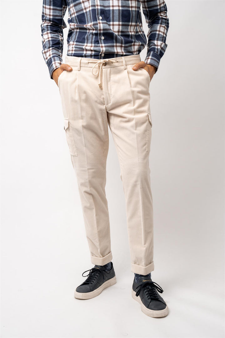 Pantalone Cargo - Cream