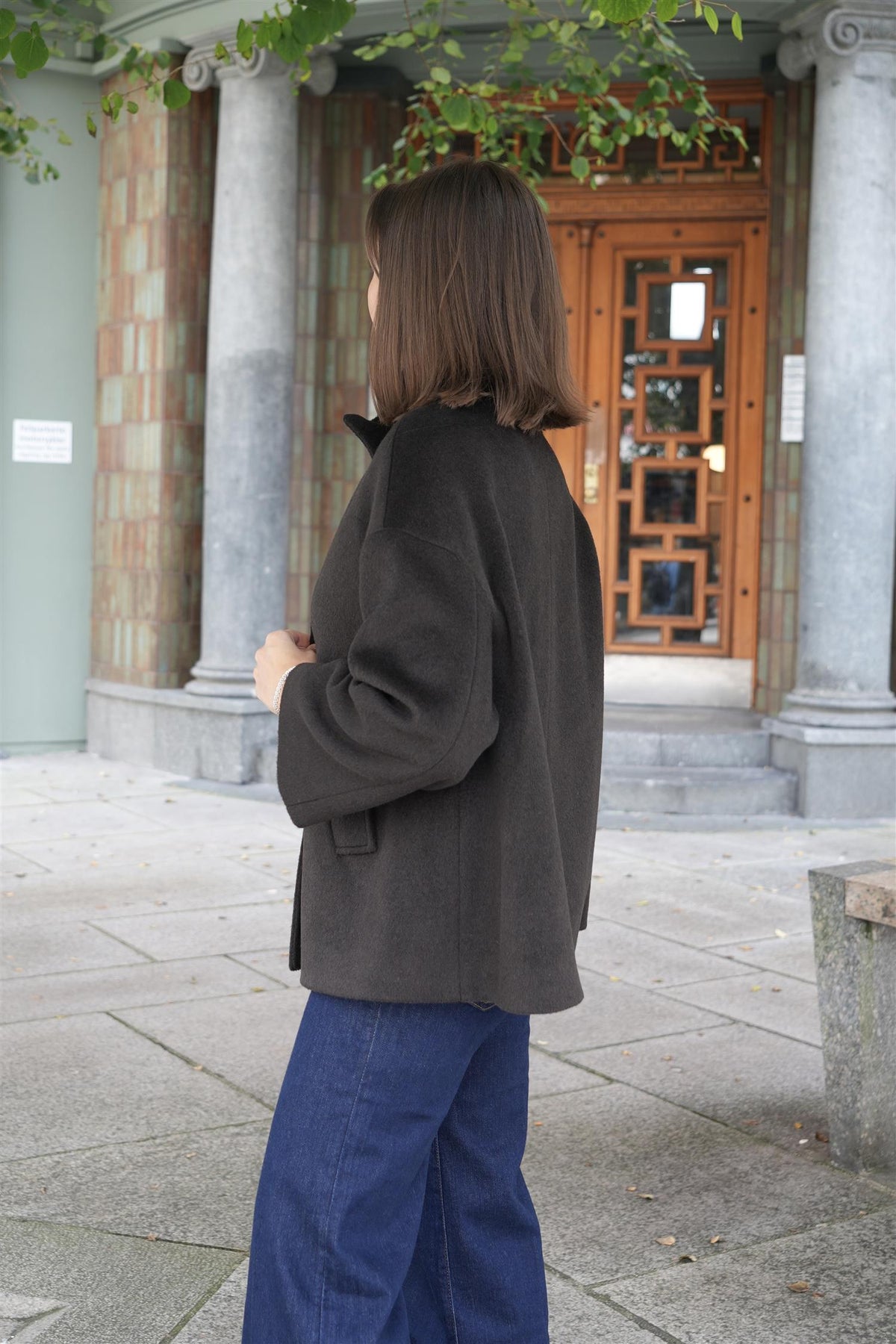Short Coat - Dark Brown