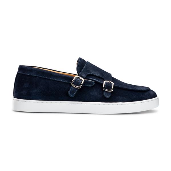 Monk Strap Sneaker - Navy