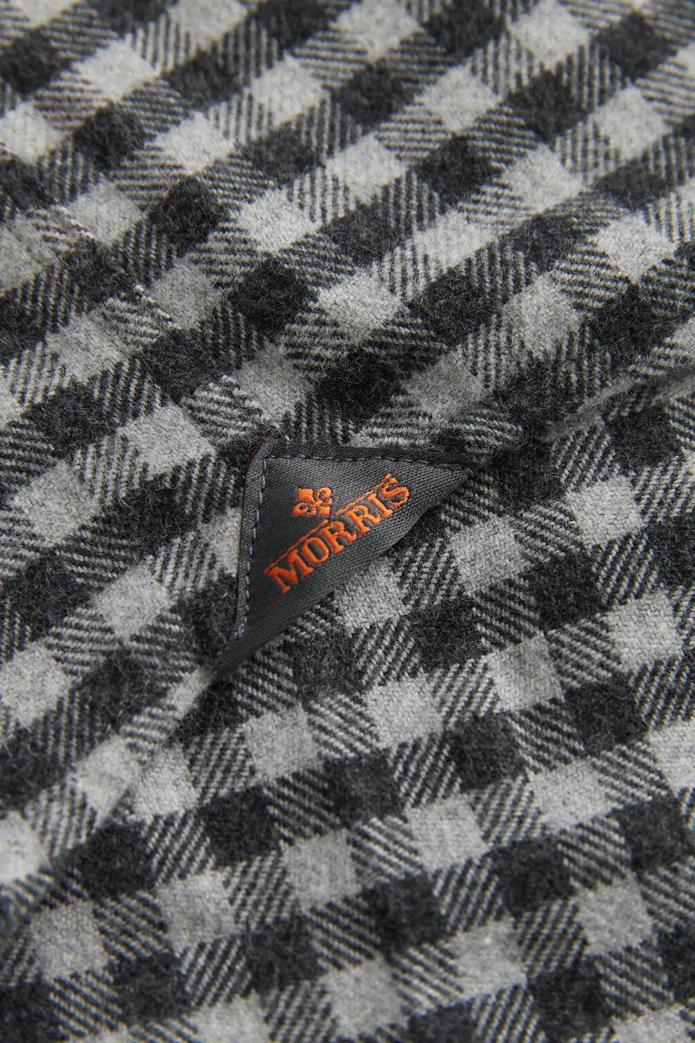 Soft Check Flannel Shirt BD Grå Rutet