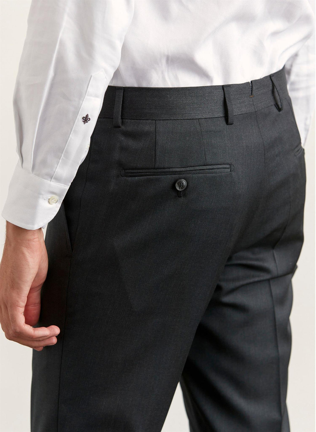 Prestige Suit Trouser Grå