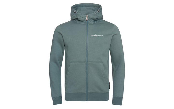 BOWMAN LOGO ZIP  HOOD TEEL GREEN