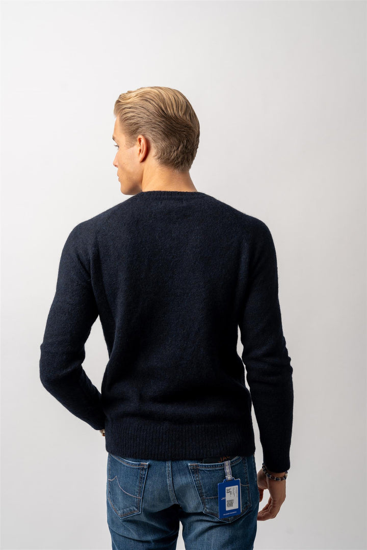 FUZZY O NECK Navy