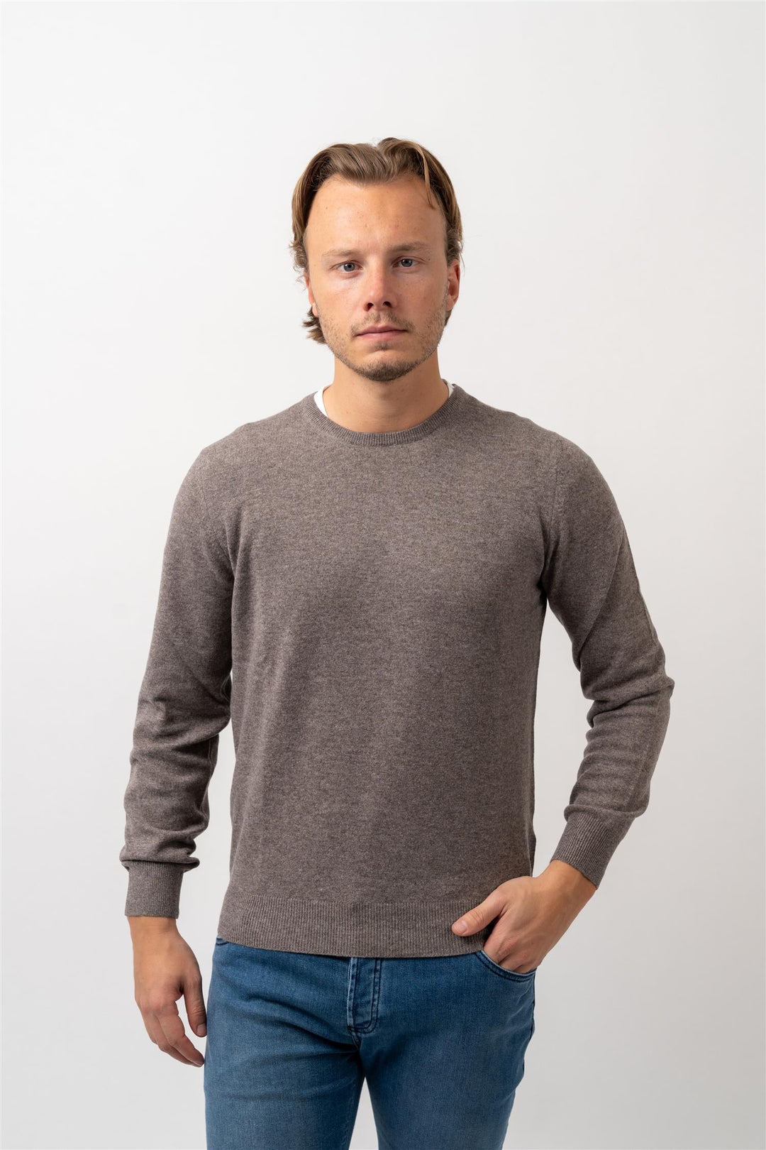 Crewneck Brun