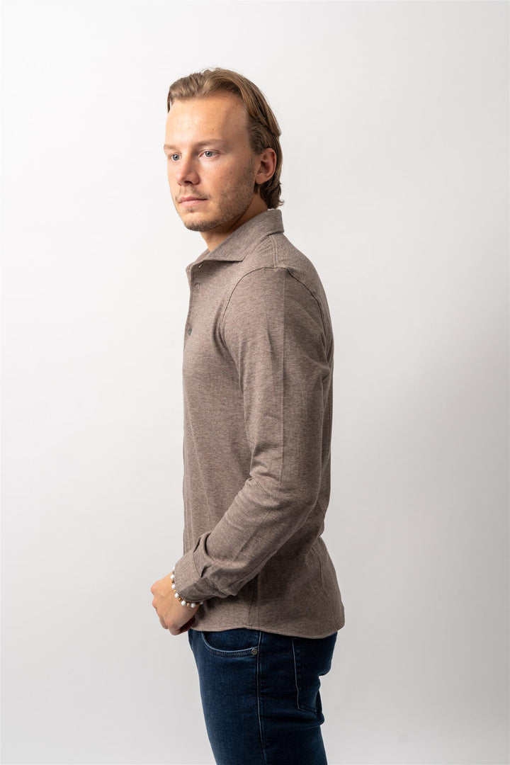 Cotton Cashmere Brun Melert