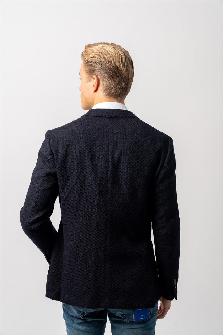 Blazer Liknit Navy