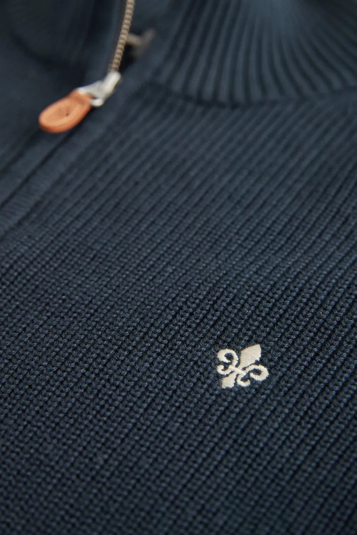 Bernard Half Zip Blue