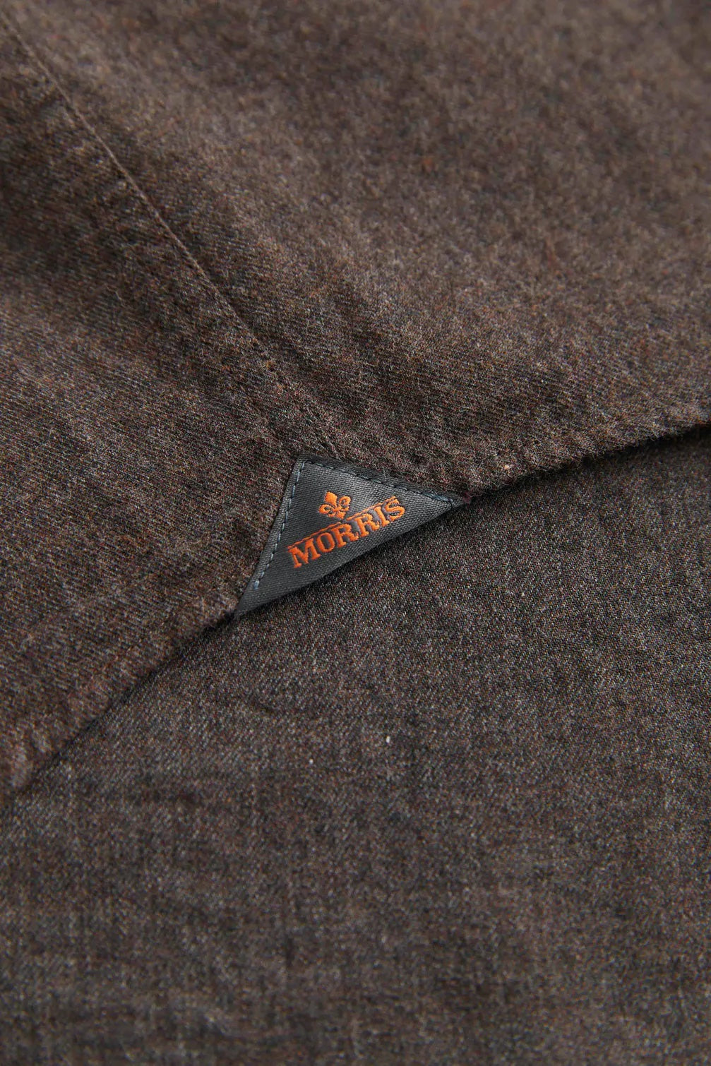 Watts flannel Slim Fit Brun