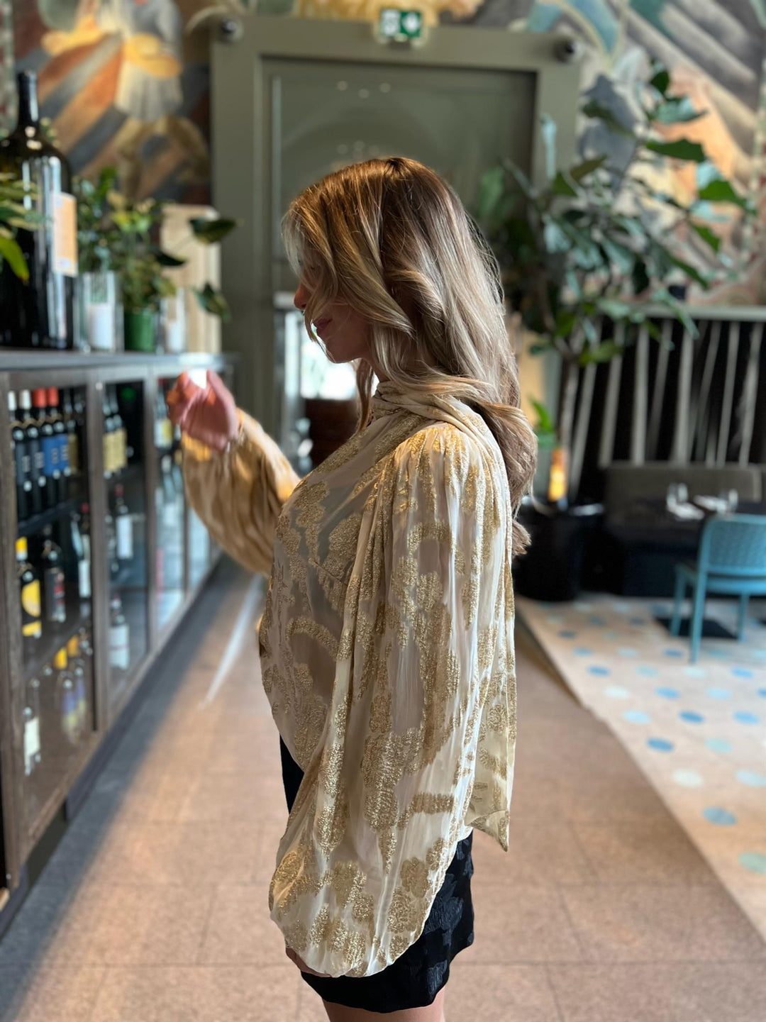 Brocade Georgette Blouse