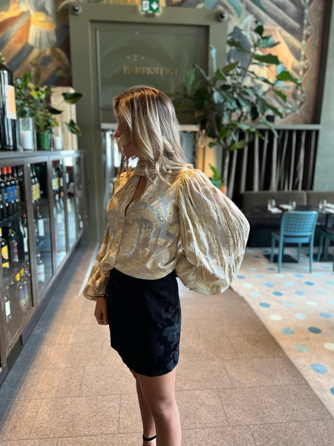 Brocade Georgette Blouse