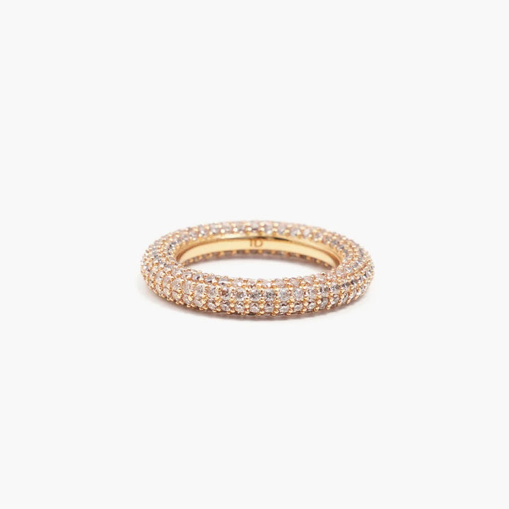 Colorful Ring Beige Gold