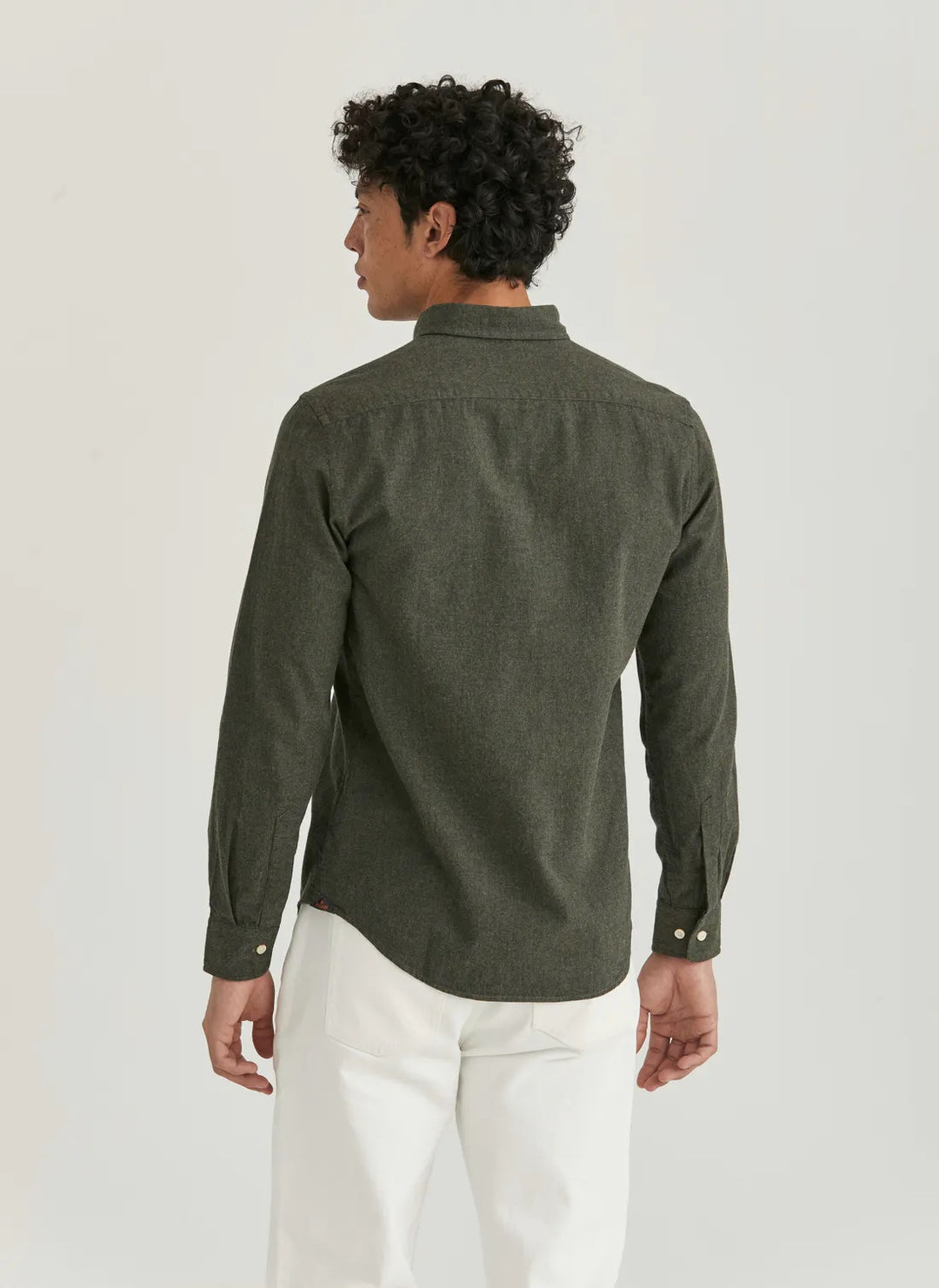 Watts flannel Slim Fit Olive