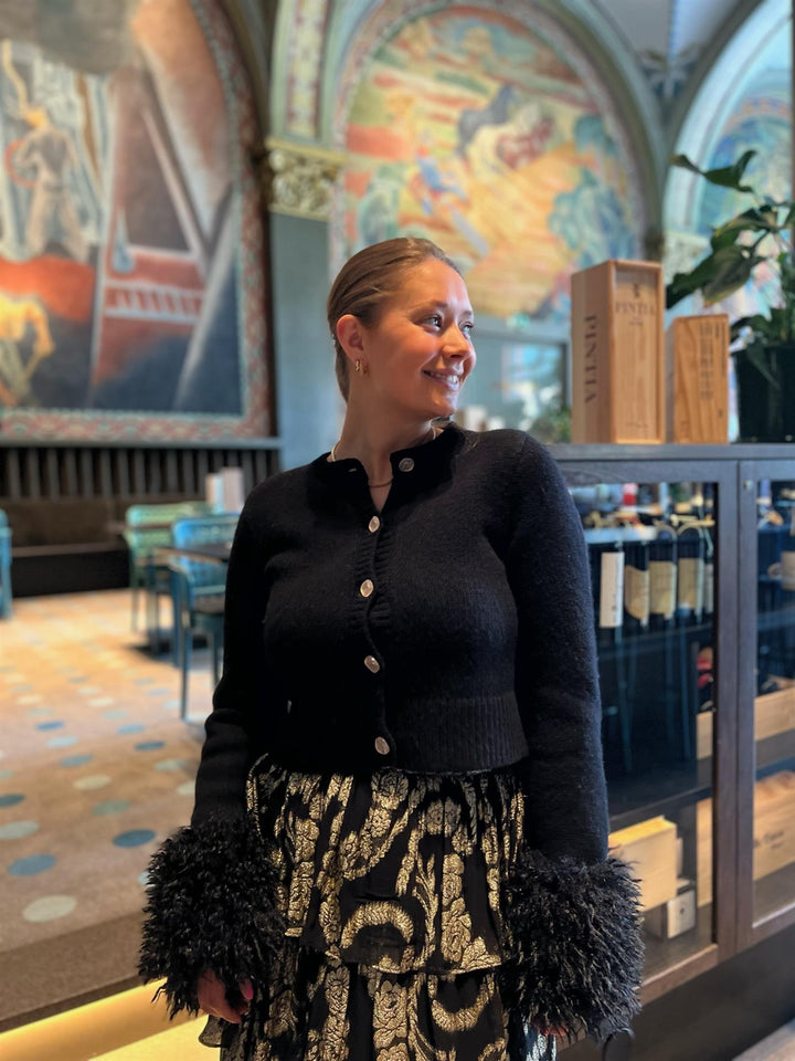 Faux Fur Cardigan