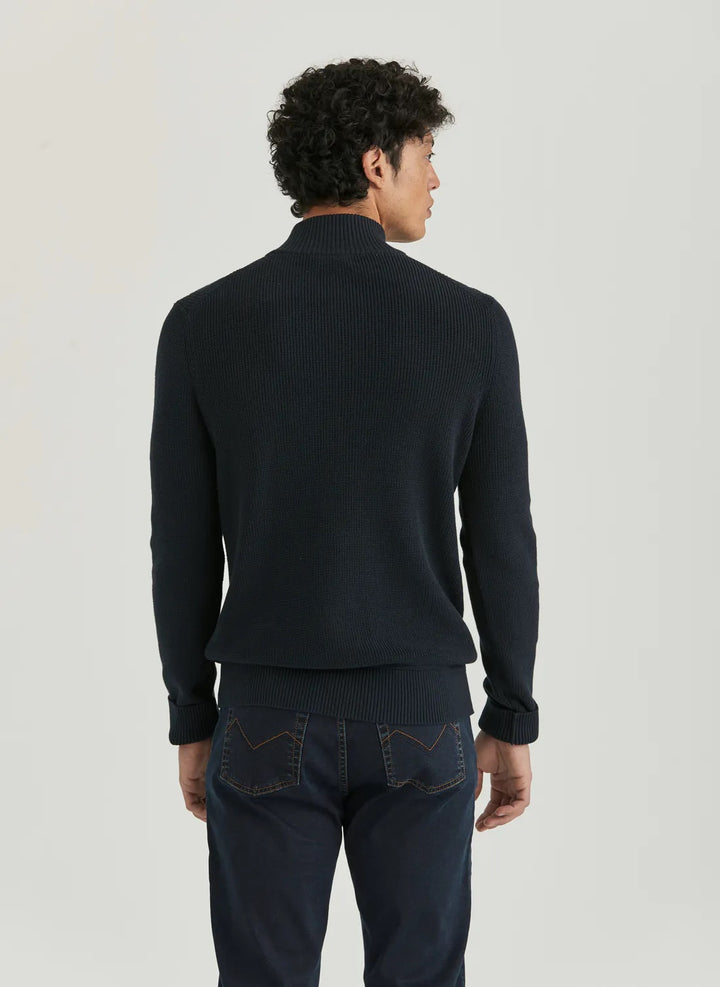 Bernard Half Zip Blue