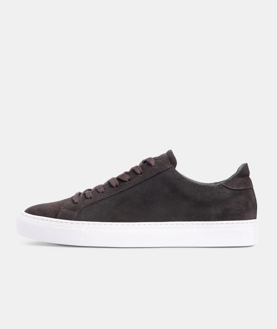 Sneaker Charcoal Waxed Suede