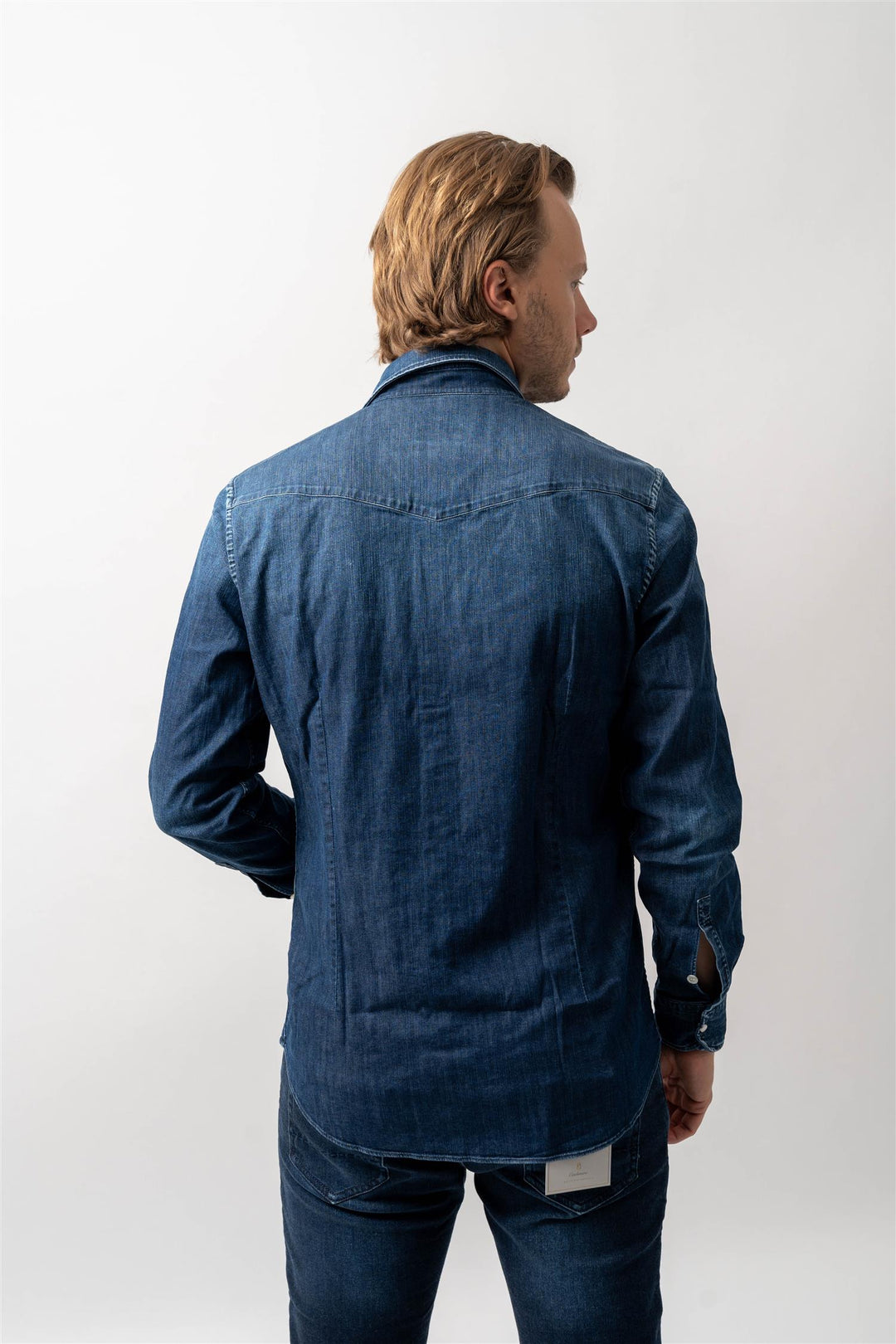 overshirt mørk denim