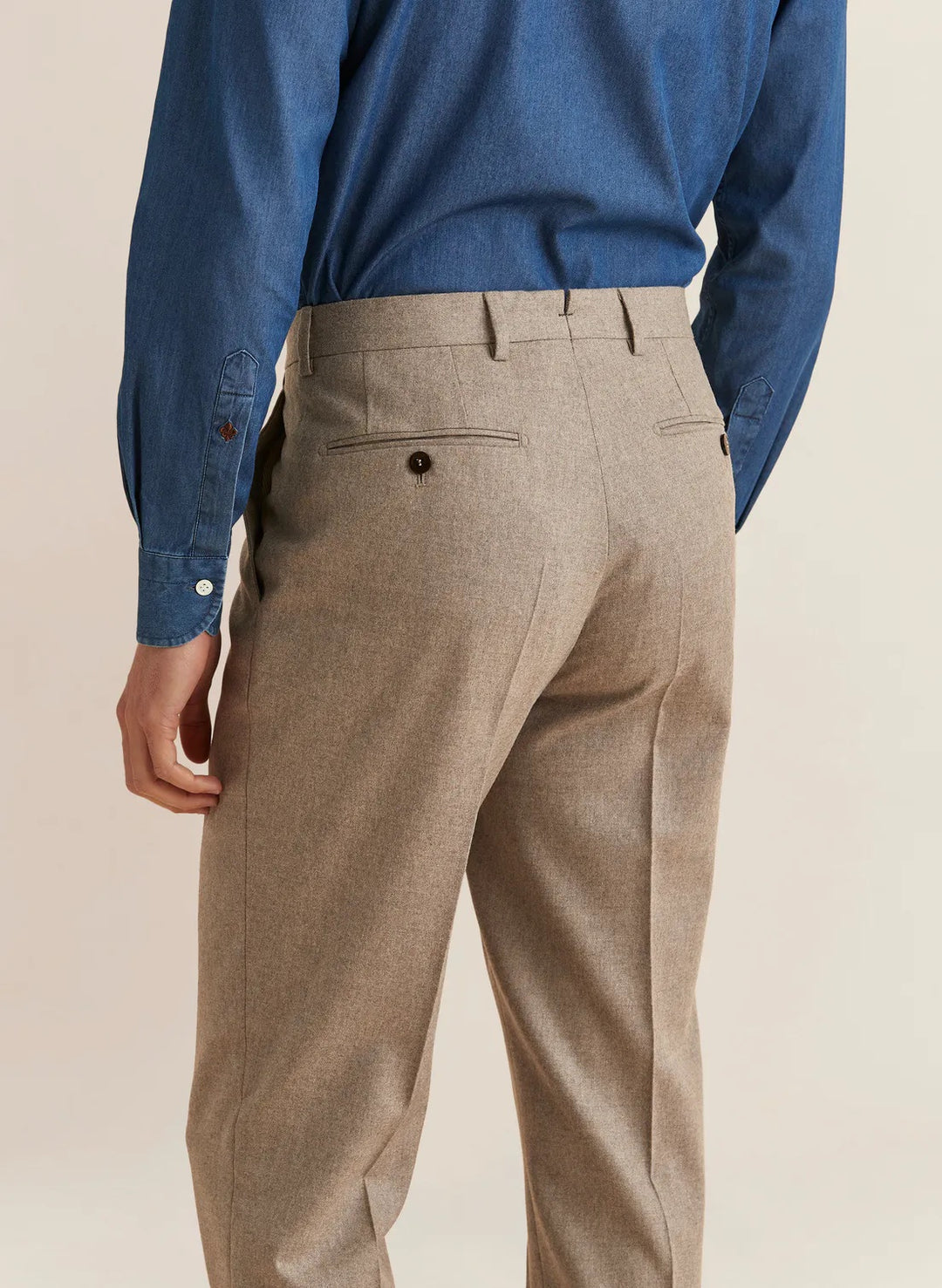 Jack flannel trousers khaki
