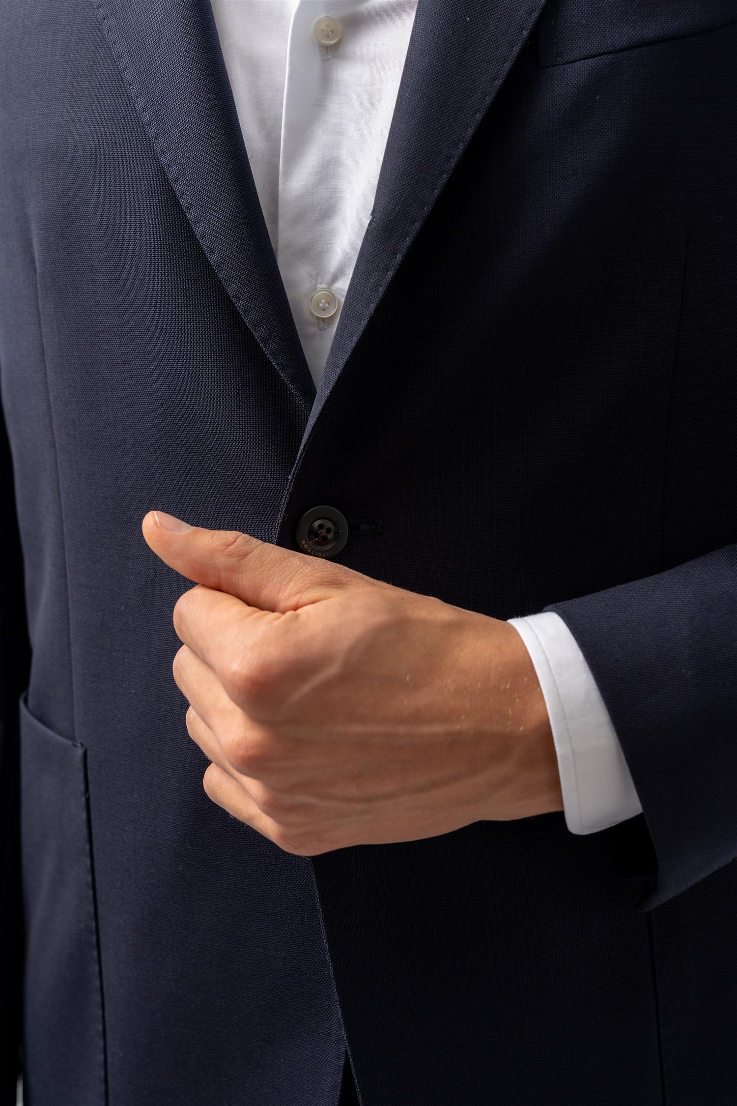 Navy Suit K.Jacket