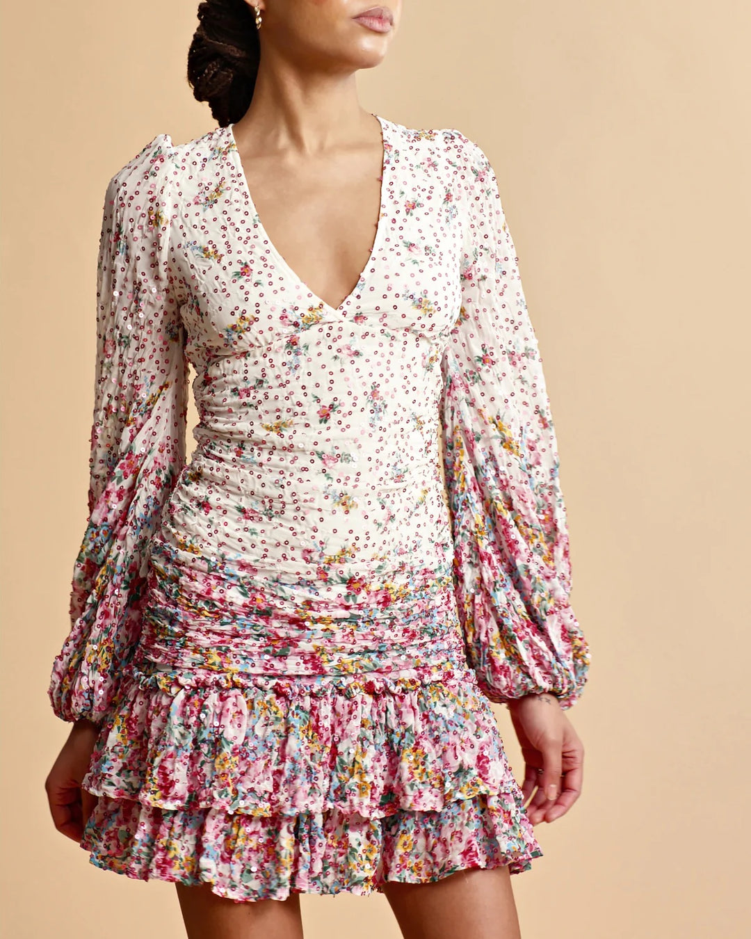 Beaded Mini Dress