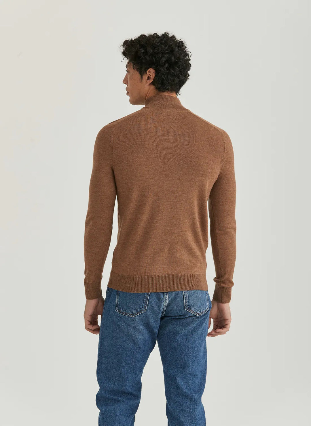 Merino John Zip 09-Camel