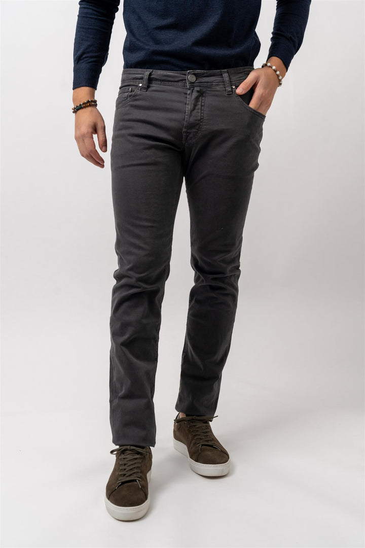 Nick 5-Pocket Grå