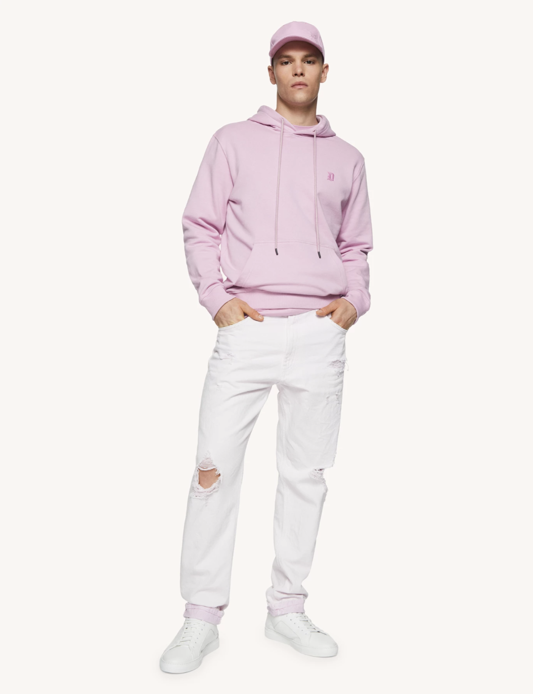 felpa hoodie rosa