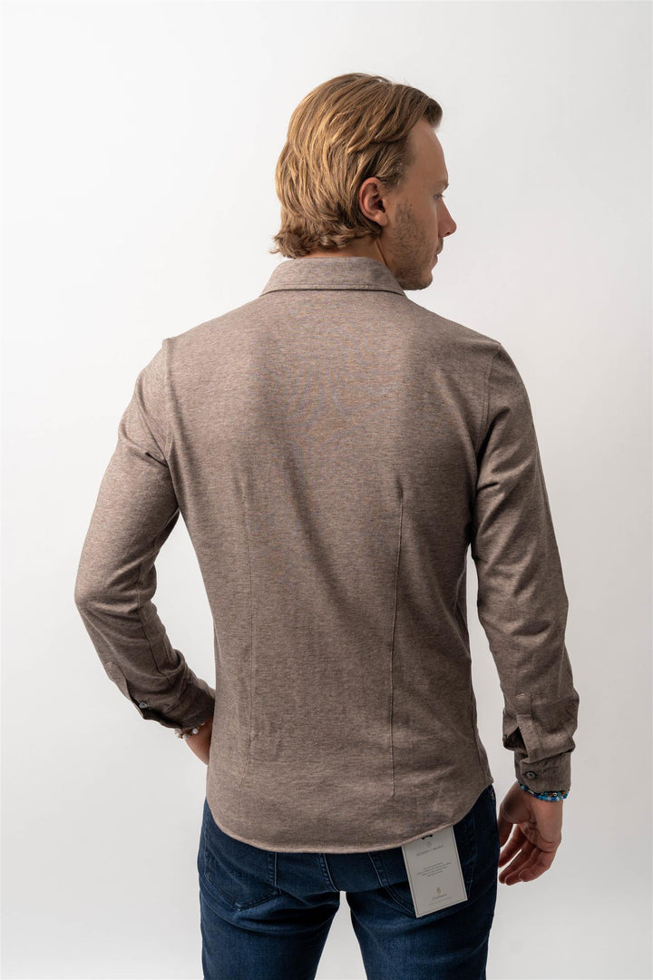 Cotton Cashmere Brun Melert