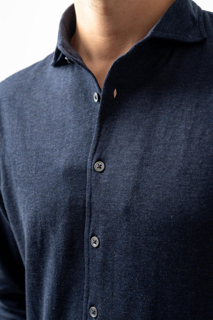 Cotton Cashmere Navy